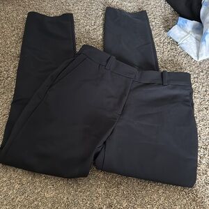 H&M navy blue work trousers